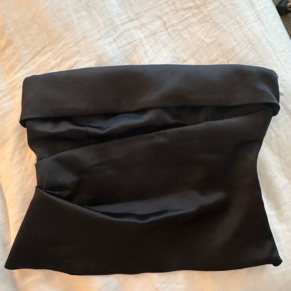 Zara Black Strapless Top